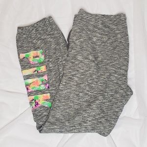 Pink Victoria Secret | L | Gray Sweat Pants